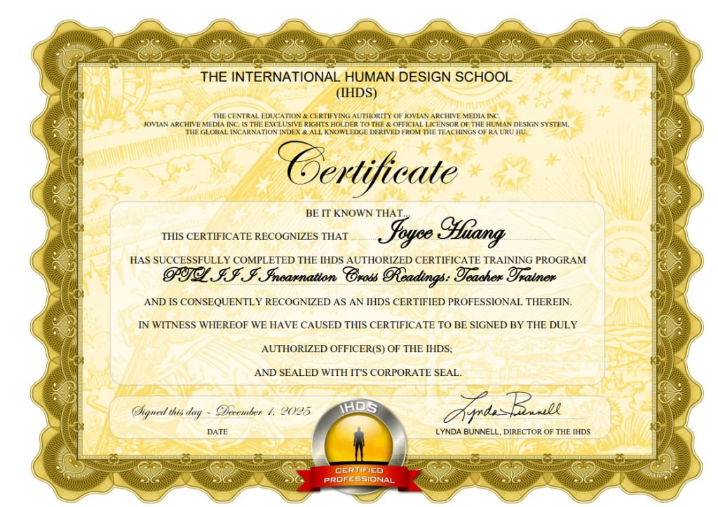 IHDS Professional Training Level 3 Professional Mentor: Teacher Trainer Incarnation Cross Readings
專業分析師培訓的第三階專業導師:師資培訓師